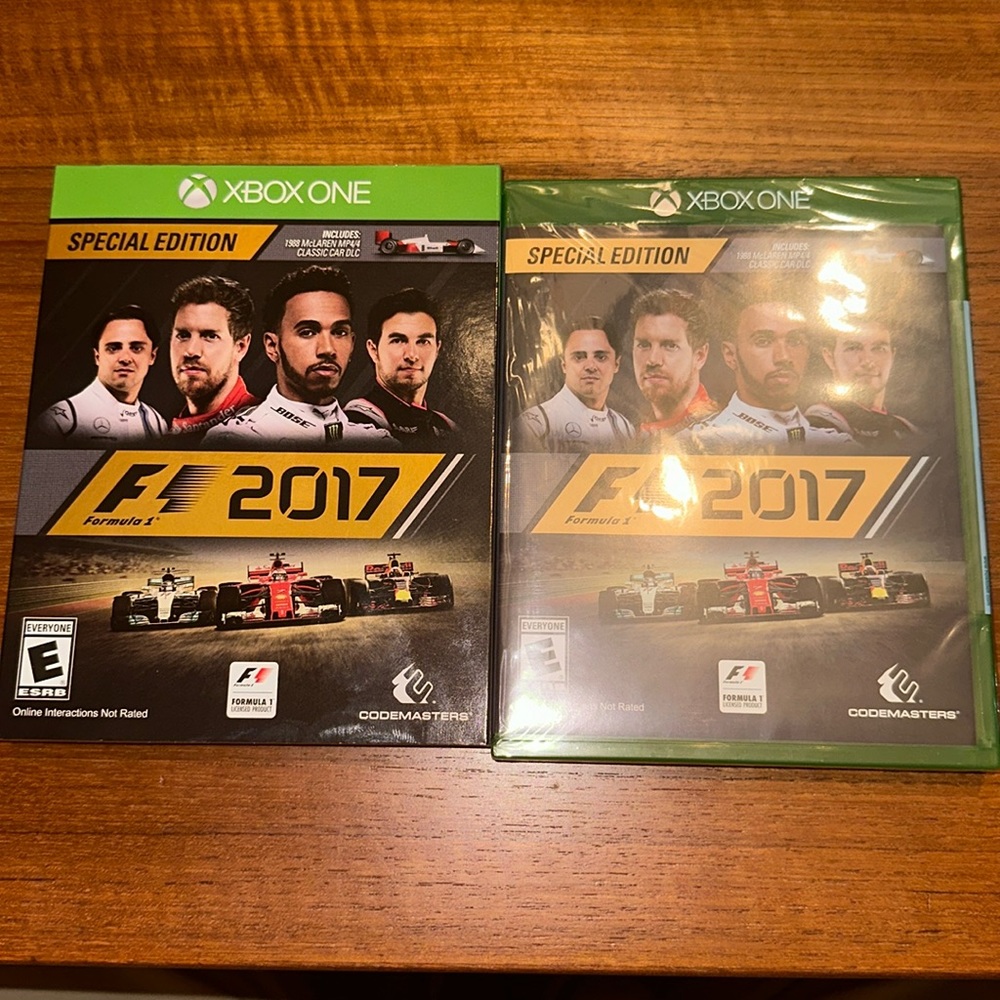 XBOX One - Formula F1 2017. Special Edition. Unopened box still is wrapped up!